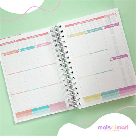 Planner Permanente Contadora Flork Maisdimari Papelaria Personalizada