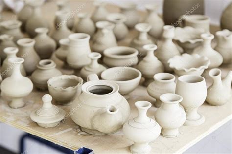 Handmade Clay Pots Stock Photo By ©esebene Photo 80871000