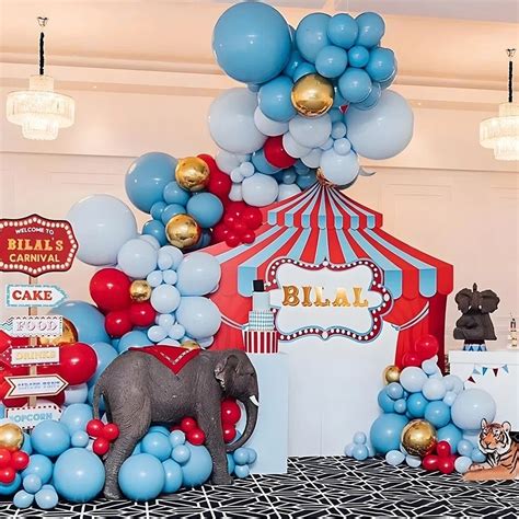 Circus Theme Balloon Garland, Carnival Balloon Arch Garland, Circus ...