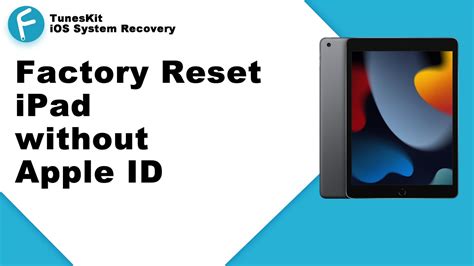 How To Factory Reset An Ipad Without Apple Id Youtube