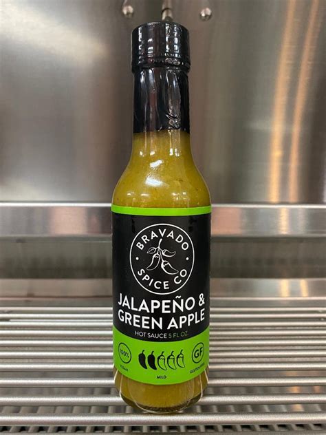 Bravado Spice Co Jalapeno And Green Apple Hot Sauce