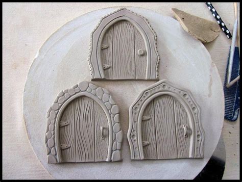 Clay Fairy Door Tutorial Craftsy Polymer Clay Fairy Clay Fairy