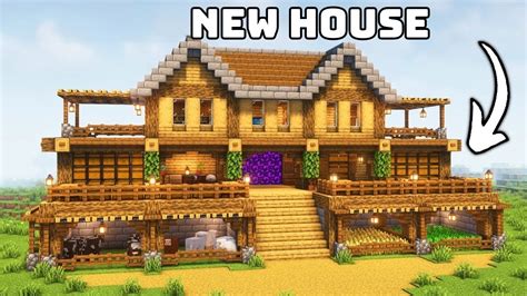 Building Our New House In Minecraft World Minecraft Youtube