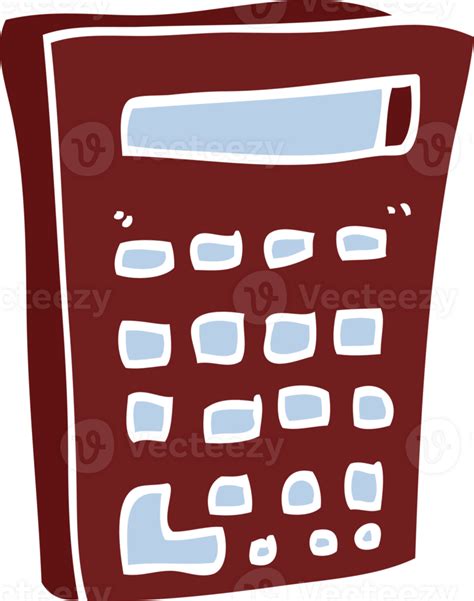 Cartoon Doodle Calculator 45025858 PNG