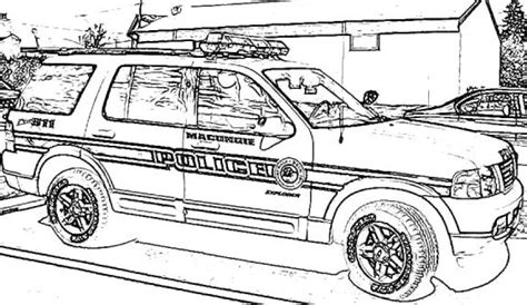 Get This Printable Police Car Coloring Pages 77764