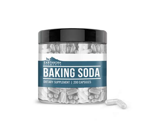 Baking Soda Sodium Bicarbonate Capsules 1740 mg per serving | Etsy