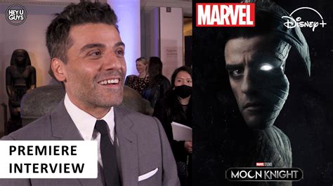 Moon Knight Premiere Interviews Oscar Isaac May Calamawy Saffron