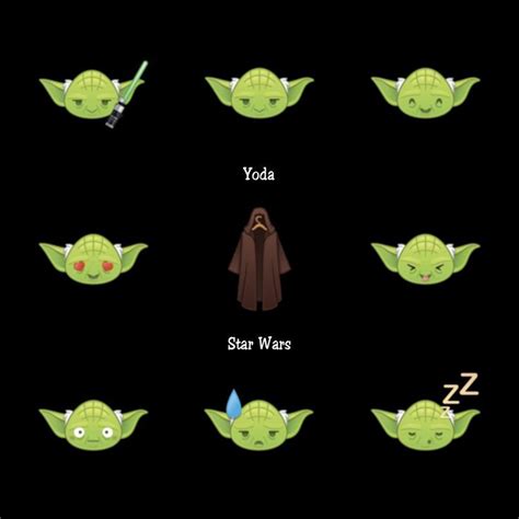 Yoda Emoji Drawing By Disney