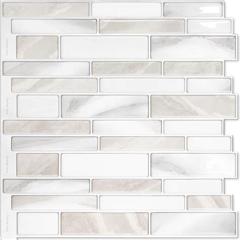 Amazon Vamos Tile 10 Sheets Peel And Stick Backsplash Tiles 12