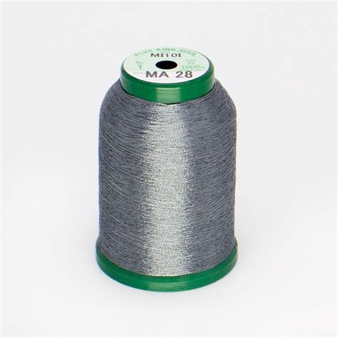 Kingstar Metallic 1000 Meter Embroidery Thread Aqua