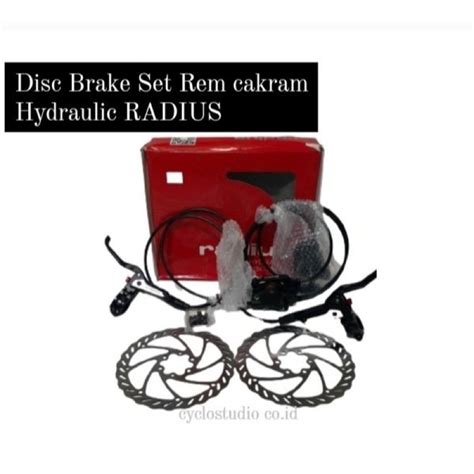 Jual Disc Brake Set Rem Cakram Hydraulic RADIUS Rotor Hidrolik BR M860