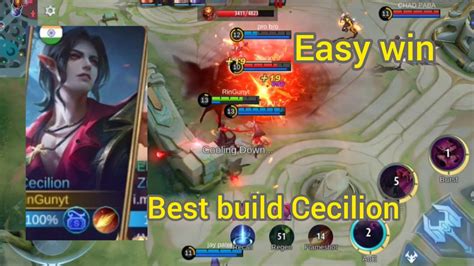 Cecilion Full Stack Best Build 2023 Top Global Cecilion Gameplay