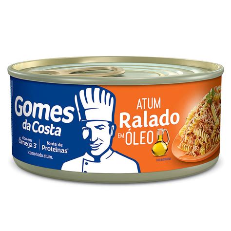 Atum Ralado Em Óleo Gomes Da Costa Lata 170g Pão De Açúcar