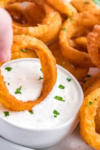 Frozen Onion Rings In Air Fryer Deliciously Sprinkled