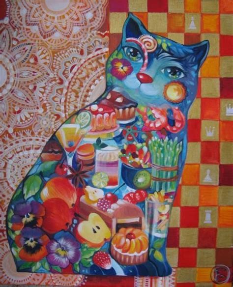 Chat Peinture Par Oxana Zaika Artmajeur