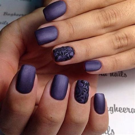 Gorgeous Looks For Matte Short Nails Matte Nails For Fall Simple