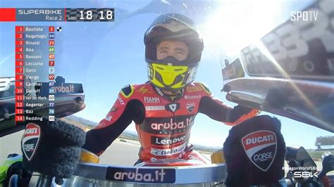 Wsbk Aragon Round Sbk Race Last Lap Interview Podium Youtube