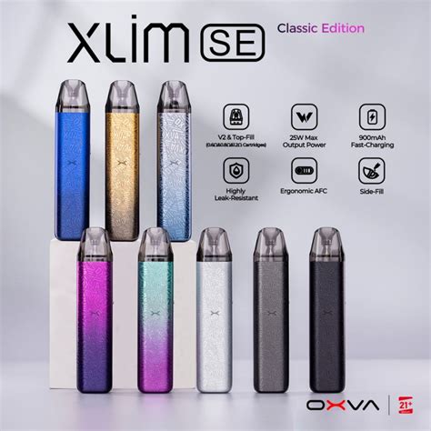 OXVA XLIM SE Classic Edition Kit Xlim Top Fill Version Cartridges