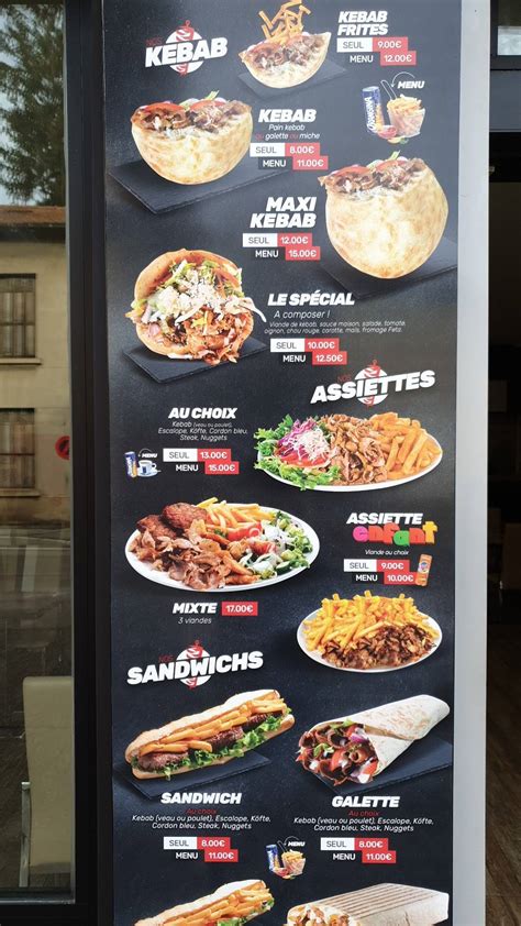 Menu Au Antalya Kebab Restaurant Saint Maurice De Beynost