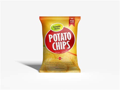 Free Packaging Chips Bag Mockup PSD Free Mockup Zone