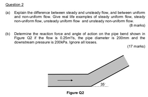 Solved Explain the difference between steady and unsteady | Chegg.com