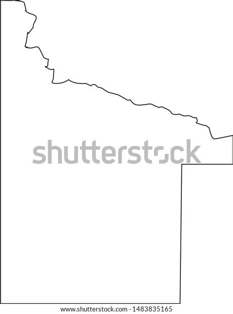 Twin Falls County Map State Idaho Stock Vector (Royalty Free ...