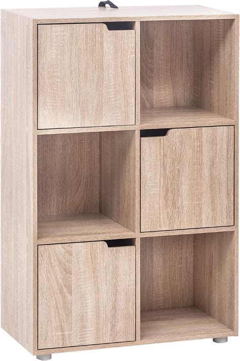 Woltu Biblioth Que Armoire Etag Re De Rangement X X Cm En Mdf