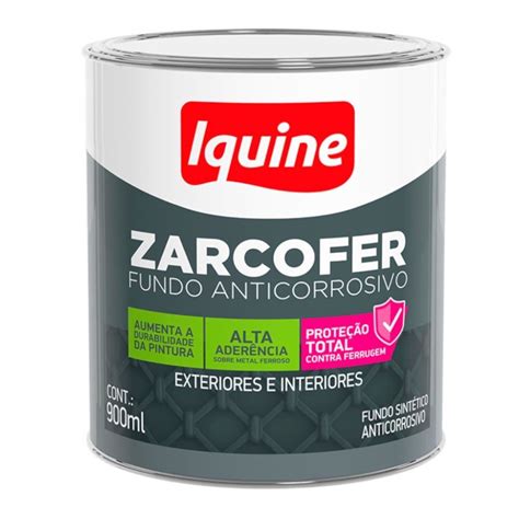 Primer Fundo Anticorrosivo Zarcao Laranja Ml Zarcofer Iquine Submarino