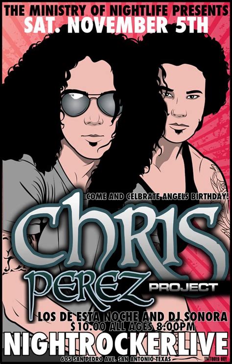 San Antonio Rocks : Chris Perez Project with Los De Esta Noche and DJ ...