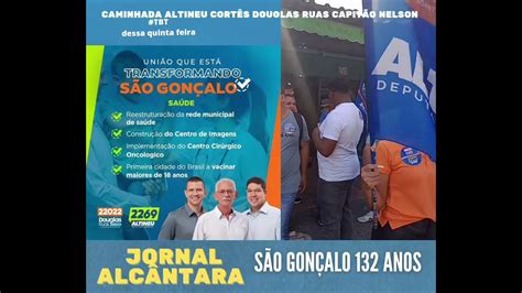 Capit O Nelson Douglas Ruas E Altineu Cort S Fazem Caminhada Na Cidade