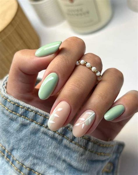 Ideias De Unhas Decoradas Verdes Para Uma Manicure Natural Chique