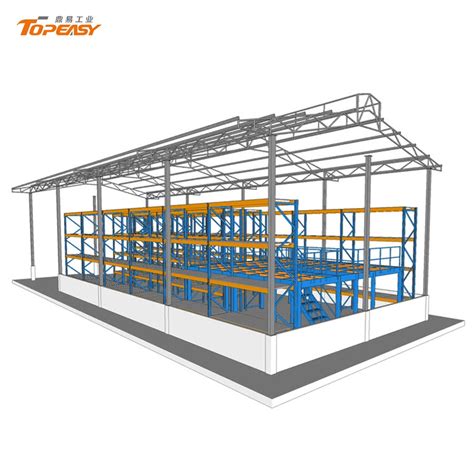 Industrial Steel Structure Warehouse Storage Heavy Duty Mezzanine Attic