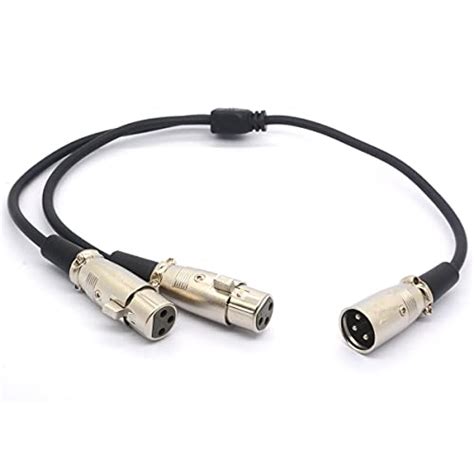 XLR Kabel Y Splitter Adapter XLR Mannelijke Naar Dual XLR Vrouwelijke Y