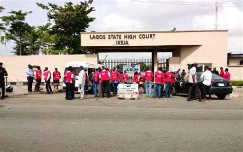 Judiciary Workers Begin Indefinite Strike Lagos Courts Shut Down