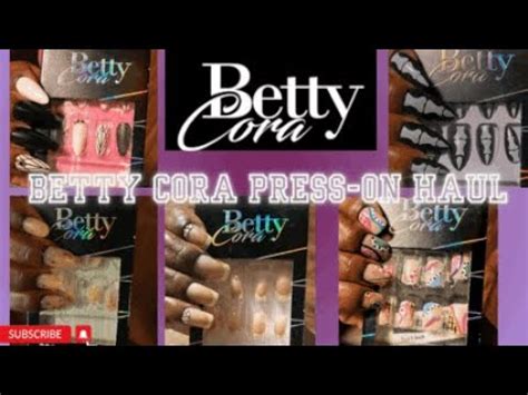 Betty Cora Press On Nail Haul And Review Application Ft Bettycora