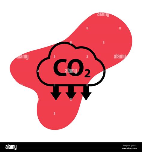 CO2 Icono de reducción de nubes emisiones globales limpias