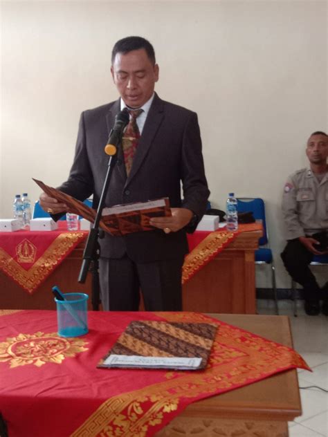 Pelantikan Kepala Lingkungan Mengwi Badung