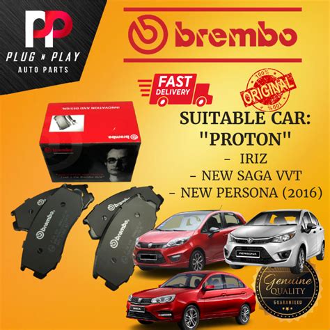 Brembo Proton Iriz New Persona New Saga Vvt Front Depan