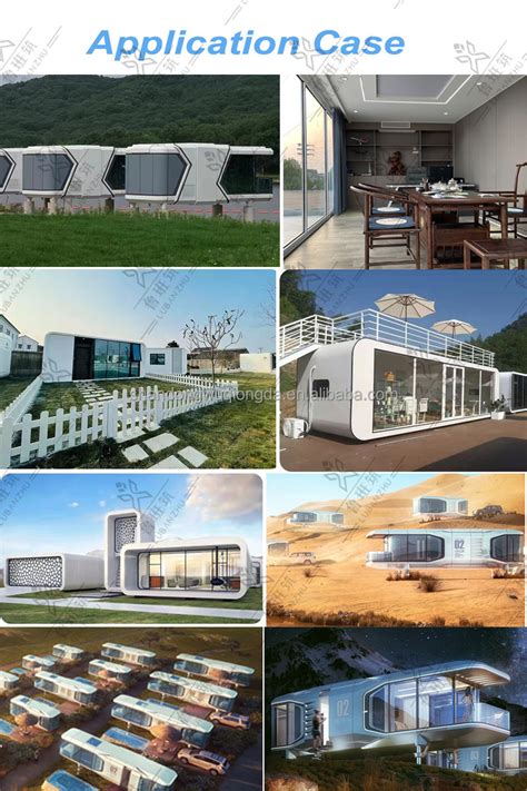 Single Storey Modular Tiny House Mobile House Prefabricated Villas