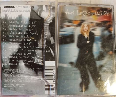 Avril Lavigne Let Go Cassette Tape Hobbies And Toys Music And Media