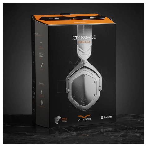 Disc V Moda Crossfade Wireless Bluetooth Headphones White Silver At