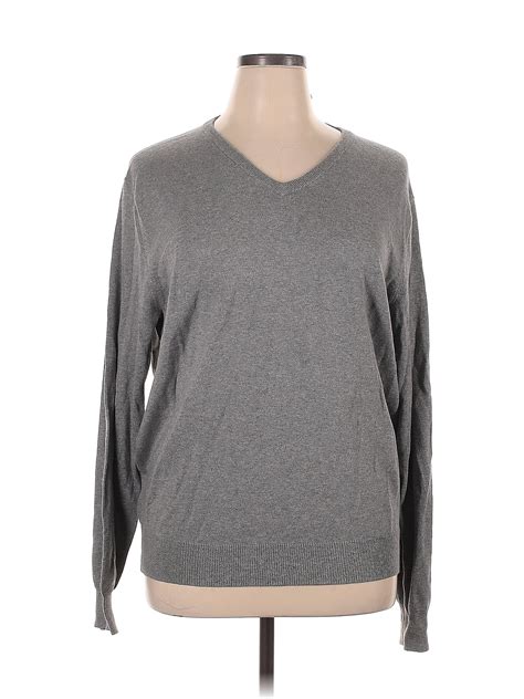 J Crew Gray Pullover Sweater Size XL 77 Off ThredUp