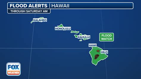 Hawaii Storms Trigger Flash Flood Threat For Islands Heavy Snow In