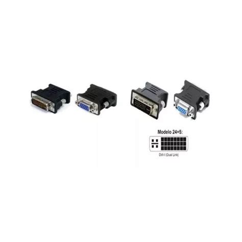 Convertidor Adaptador Dvi A Vga Hembra Dvi I Dual Link 24 5