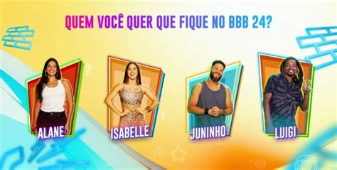 BBB 24 quem é o favorito para vencer após nono Paredão segundo enquete