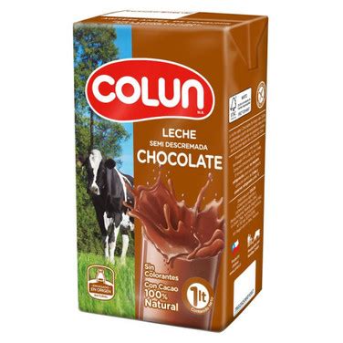 Super El Trebol Leche Colun Semi Chocolate Ltr