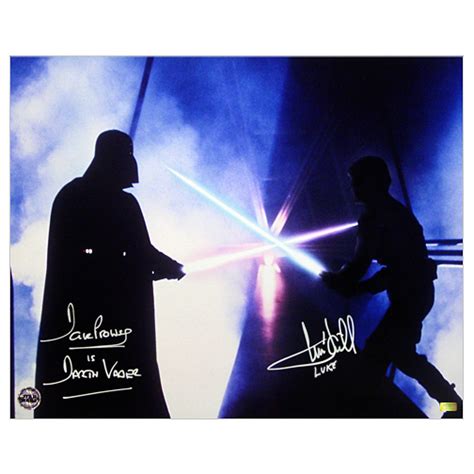 Lot Detail Mark Hamill And David Prowse Autographed Star Wars The