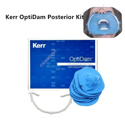 Kerr Optidam 3d Dental Rubber Dam Sheet Frame Natural Latex Anterior