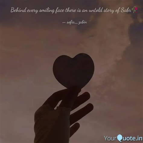 Behind Every Smiling Face Quotes Writings By Sofia Zabin Yourquote