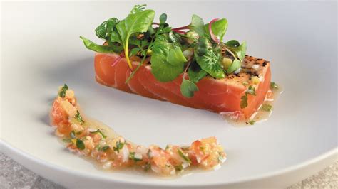 Cured Salmon With Roe Vinaigrette Starter Recipe